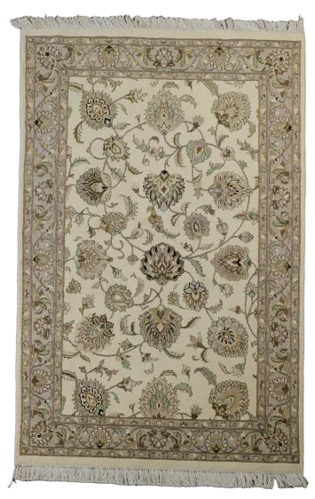 Vegetable Dye Handmade Tabriz Wool Rug 4x6
