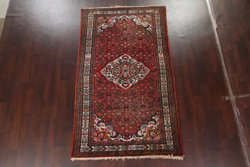 Red Hamedan Persian Area Rug 5x8
