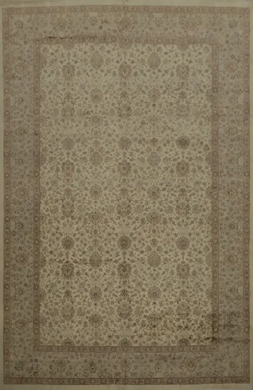 Vegetable Dye Tabriz Handmade Area Rug 12x18