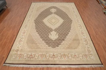 Vegetable Dye Tabriz Mahi Persian Area Rug 10x14