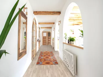 Vegetable Dye Khotan Oriental Runner Rug 2x9