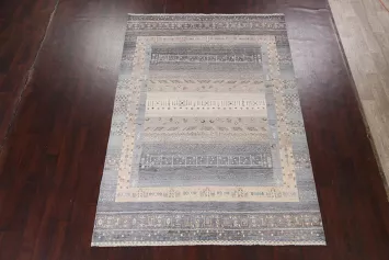 Vegetable Dye Gabbeh Kashkoli Area Rug 7x10