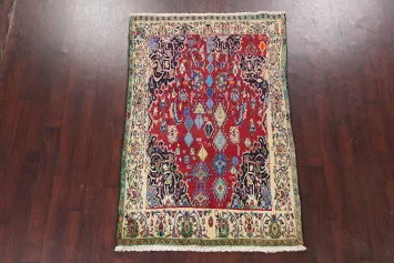 Vegetable Dye Gabbeh Kashkoli Persian Area Rug 4x7