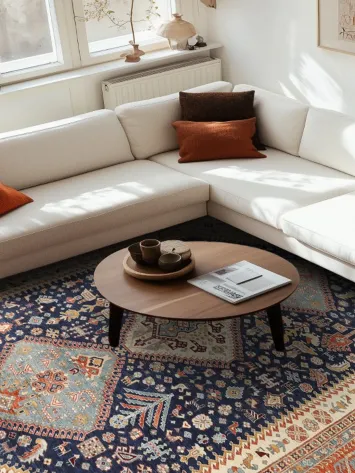 Vegetable Dye Yalameh Handmade Area Rug 10x13