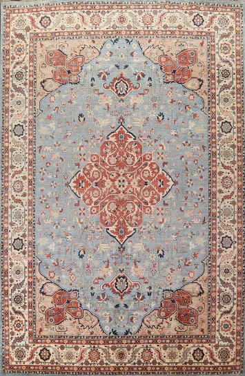 Vegetable Dye Heriz Serapi Handmade Area Rug 10x14