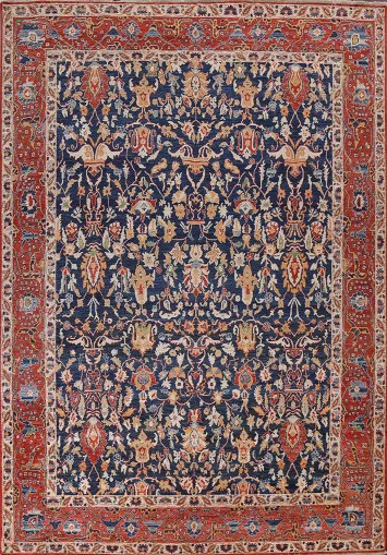 Wool Heriz Serapi Handmade Area Rug 9x12