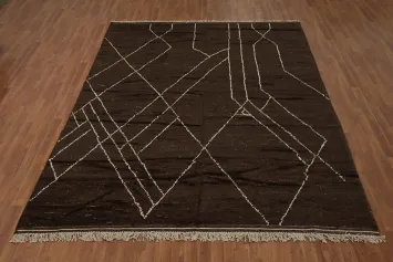 Handmade Moroccan Wool Area Rug 8x11