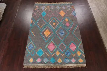 Tribal Moroccan Handmade Area Rug 7x11