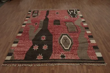 Geometric Moroccan Area Rug 8x11 for a Bold Statement in Any Room