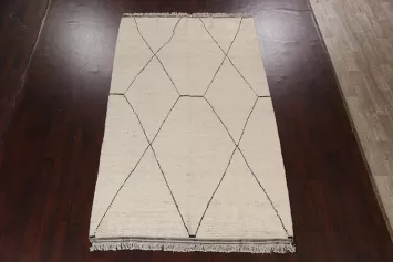 Trellis Moroccan Handmade Area Rug 6x10