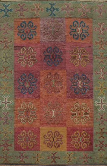 Handmade Moroccan Wool Area Rug 9x13