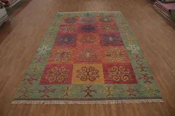 Handmade Moroccan Wool Area Rug 9x13