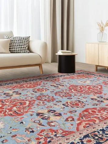 Vegetable Dye Heriz Handmade Area Rug 9x12