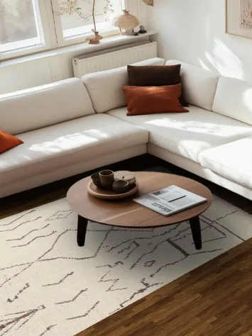 Tribal Moroccan Handmade Area Rug 5x8