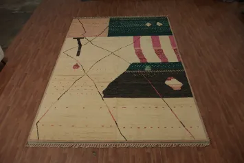 Artistic Contemporary Moroccan Large Rug 10x15 for Modern Interiors