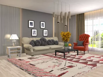 Tribal Moroccan Handmade Area Rug 8x10