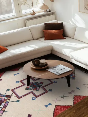 Tribal Moroccan Handmade Area Rug 6x9