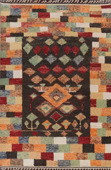 Tribal Moroccan Oriental Area Rug 7x11