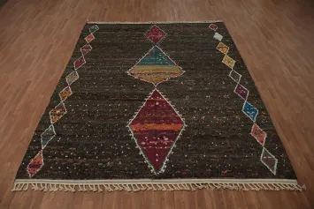 Stunning Moroccan Area Rug 8x11 Enhances Modern Interior Aesthetics