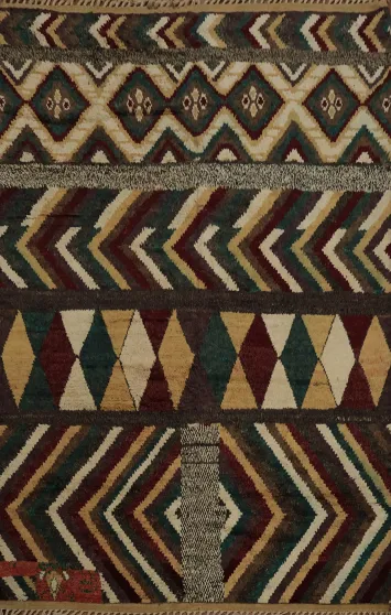 Enhance Your Home with Ethnic-Inspired Moroccan Wool Area Rug 8x11