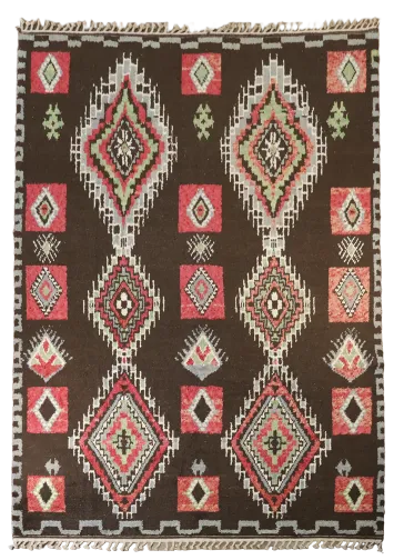 Handmade Moroccan Oriental Area Rug 9x13