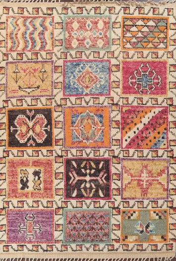 Handmade Moroccan Wool Area Rug 8x11