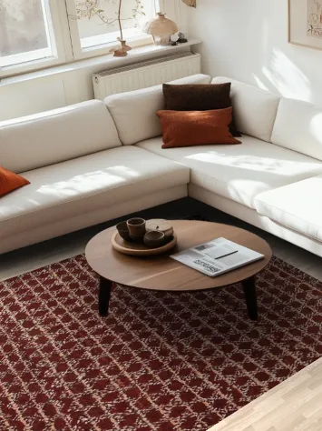 Wool Moroccan Handmade Area Rug 6x9