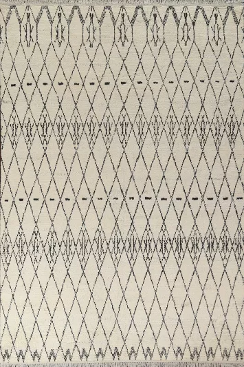 Trellis Moroccan Handmade Area Rug 8x10