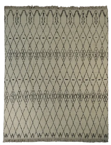 Modern Moroccan Handmade Wool Area Rug 8x10
