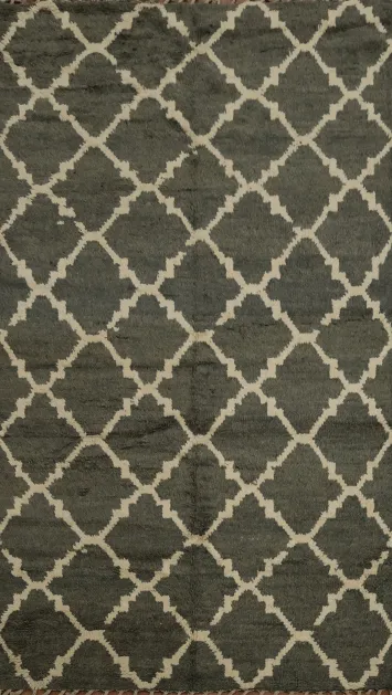 Trellis Moroccan Handmade Area Rug 5x8