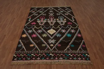 Tribal Moroccan Wool Area Rug 6x10