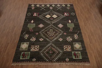 Bold Moroccan Wool Area Rug 9x13 Adding Texture to Your Interior Design