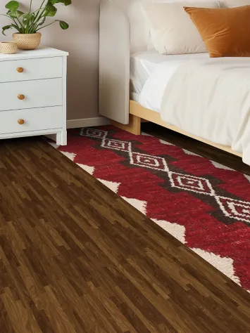 Geometric Moroccan Wool Runner Rug 2x12