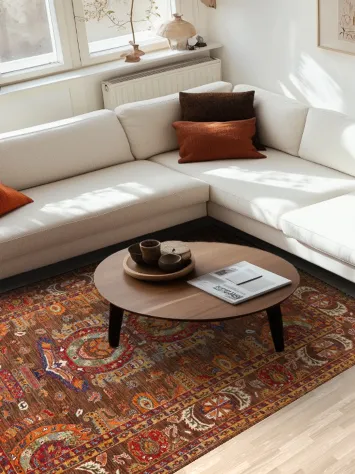 Vegetable Dye Ziegler Handmade Area Rug 6x9