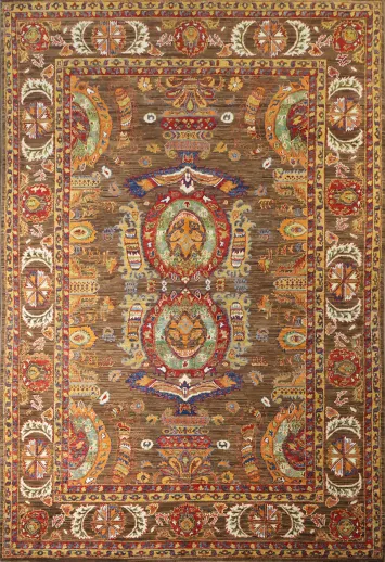 Vegetable Dye Ziegler Handmade Area Rug 6x9