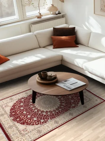 Vegetable Dye Tabriz Handmade Area Rug 4x6