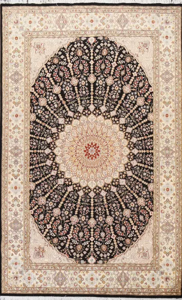 Vegetable Dye Nain Handmade Area Rug 6x10