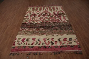 Wool Moroccan Handmade Area Rug 7x11