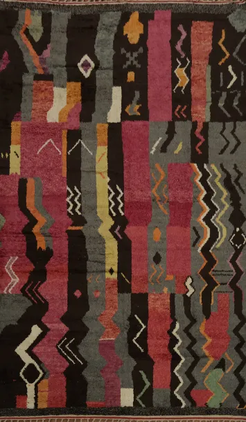 Large Wool Moroccan Handmade Rug 10x15