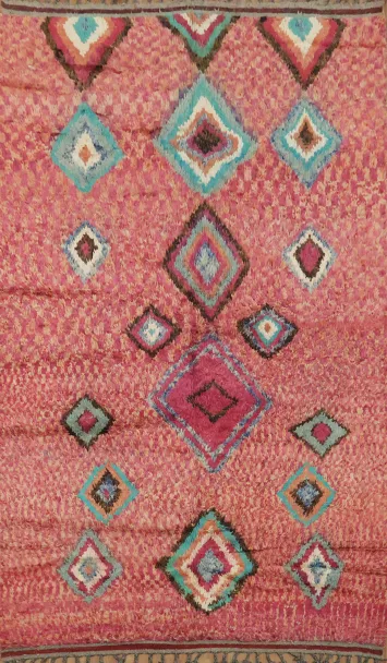 Geometric Moroccan Handmade Area Rug 6x10