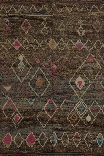 Transform Your Space with Geometric Moroccan Area Rug 8x11