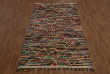 Trellis Moroccan Wool Area Rug 6x10