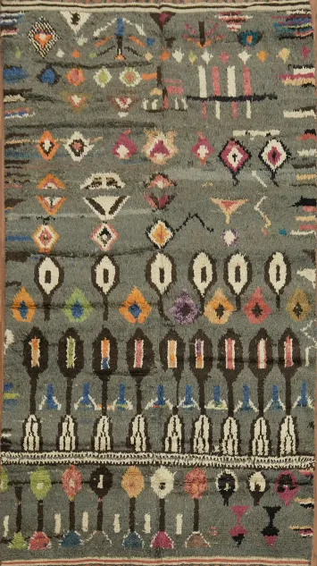 Tribal Moroccan Handmade Area Rug 6x10