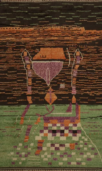 Sophisticated Interior Design Moroccan Large Area Rug 10x14