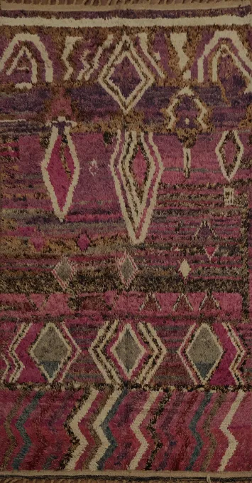 Luxurious Moroccan Area Rug 5x9 Bold Tribal Patterns and Colors