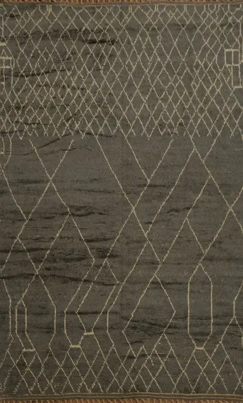 Trellis Moroccan Handmade Area Rug 8x11