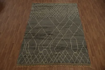Trellis Moroccan Handmade Area Rug 8x11