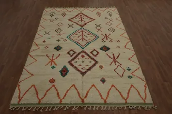 Bohemian Chic Moroccan Area Rug 7x11 for Cozy Interiors