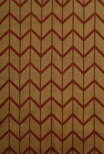 Bold Chevron Moroccan Area Rug 8x10 for Sophisticated Living Spaces