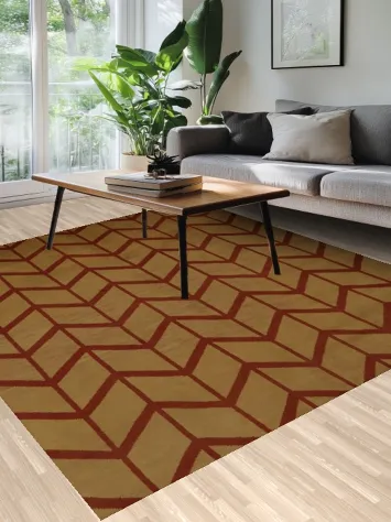 Bold Chevron Moroccan Area Rug 8x10 for Sophisticated Living Spaces